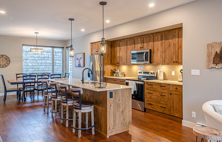 kitchen of rental property