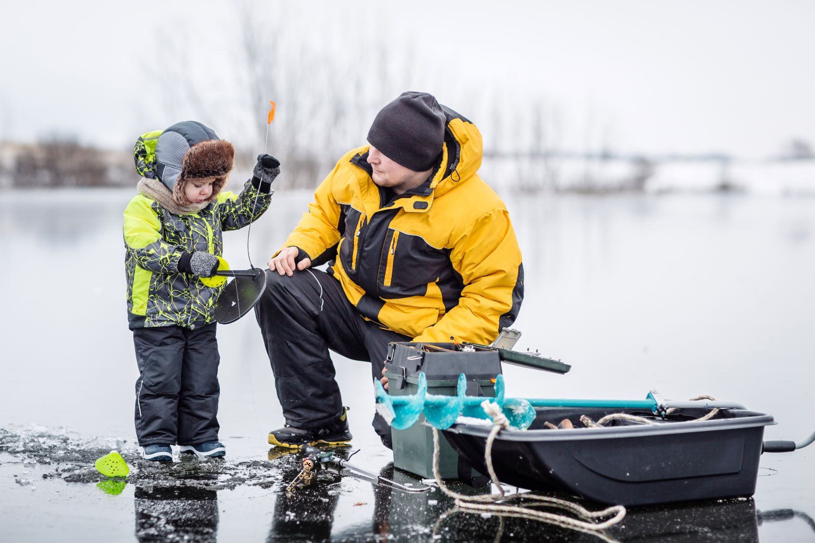 Try A Guided Ice Fishing Adventure During Your Ski Trip To Sun Peaks Resort