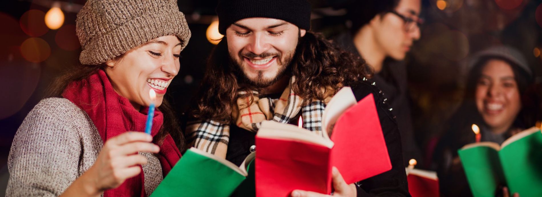 Christmas carolers