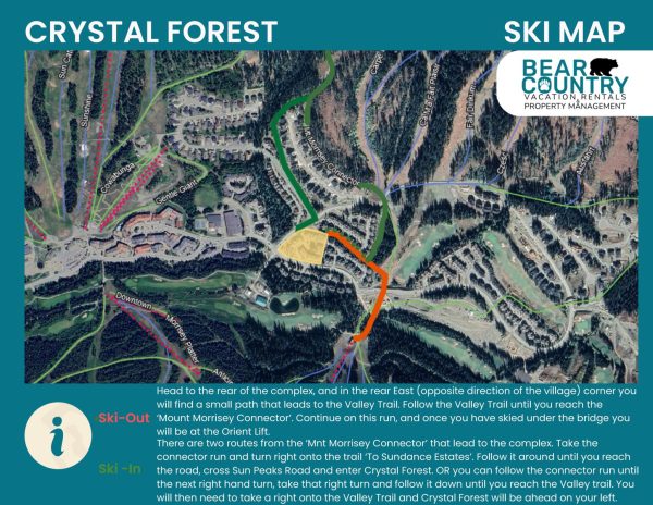 crystal forest ski map