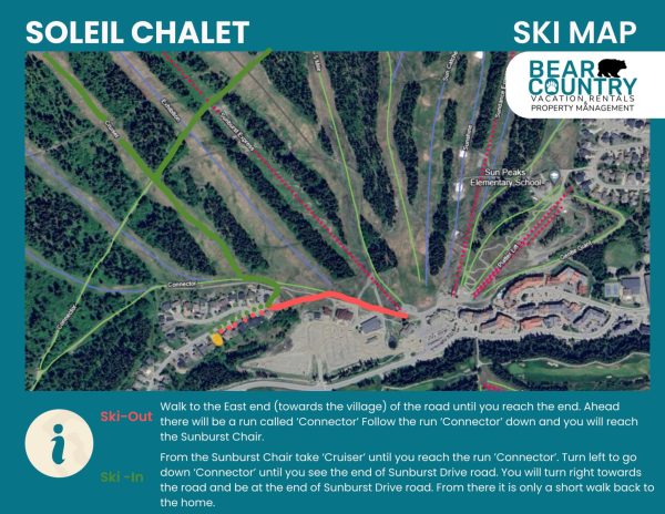 soleil chalet ski map