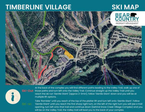 timberline ski map