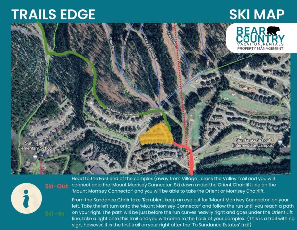 trails edge ski map