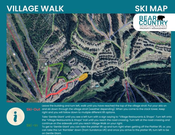 village walk ski map