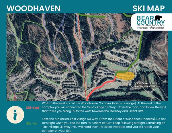 woodhaven ski map